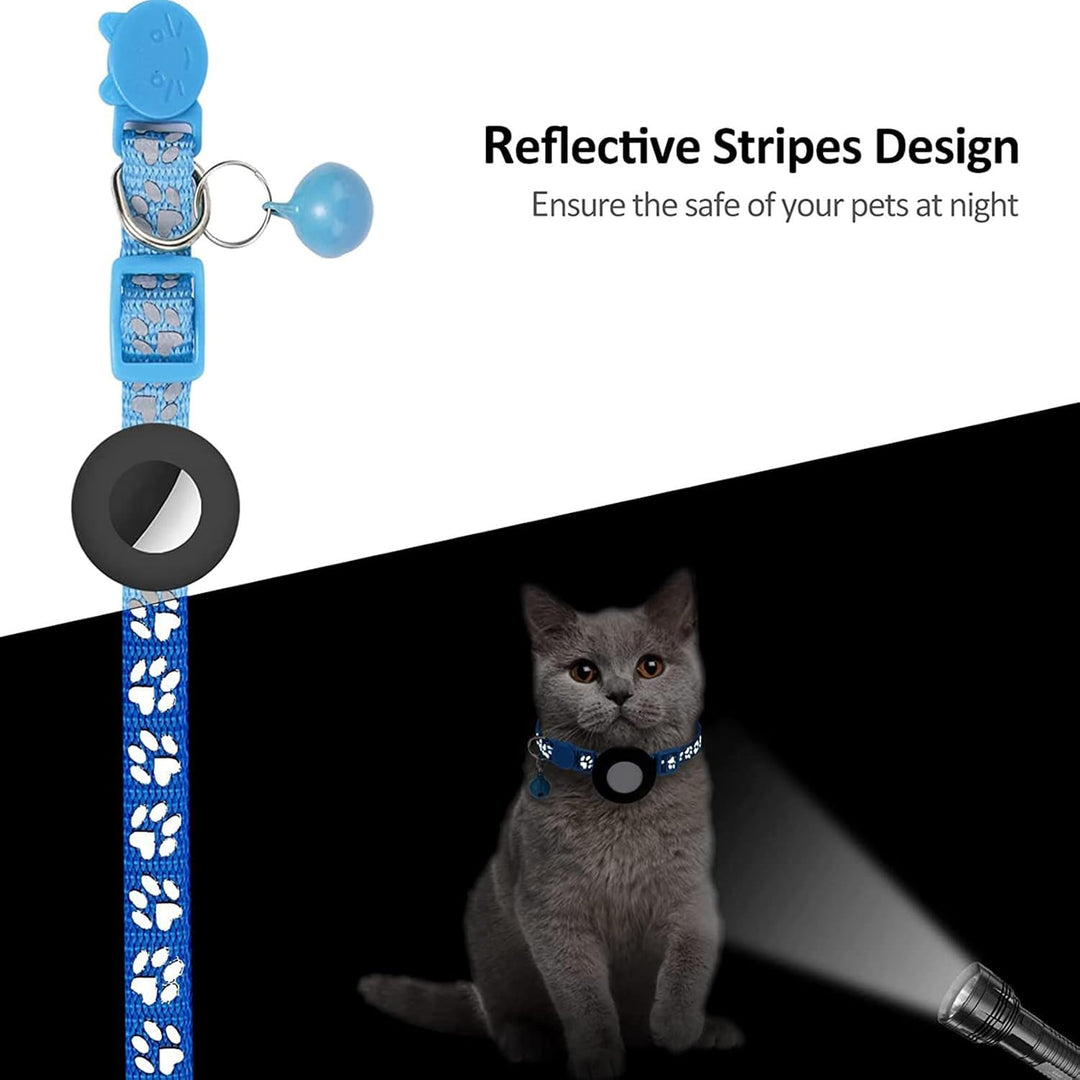 GPS Cat Tracker with Collar – Waterproof & Apple Find My Compatible (Pink)
