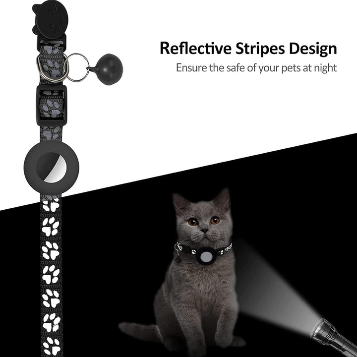 GPS Cat Tracker with Collar – Waterproof & Apple Find My Compatible (Pink)