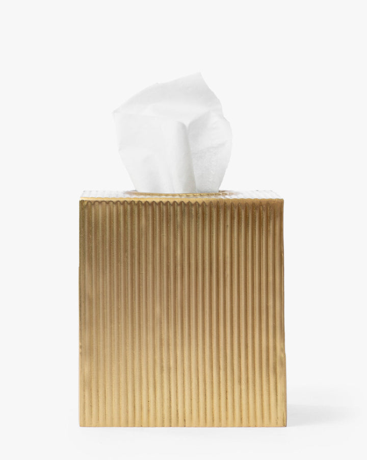Calvert Brass Tissue Box Cover