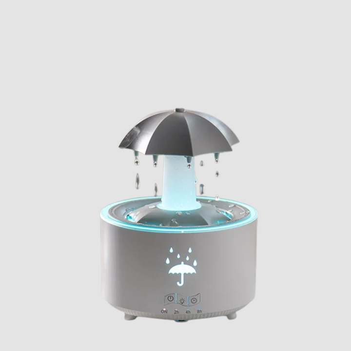 Creative Raindrop Aroma Diffuser & Air Humidifier with Colorful Light (300ml)