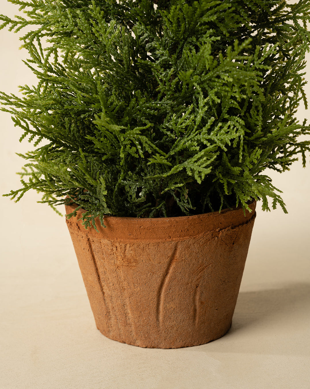 17" Cypress Faux Potted Tree