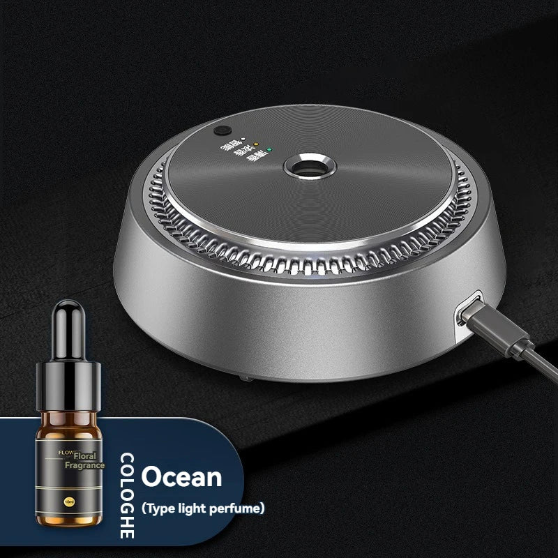 Intelligent Car Aroma Diffuser – Aluminum Alloy Spray Air Freshener (Automatic Scent Dispenser)