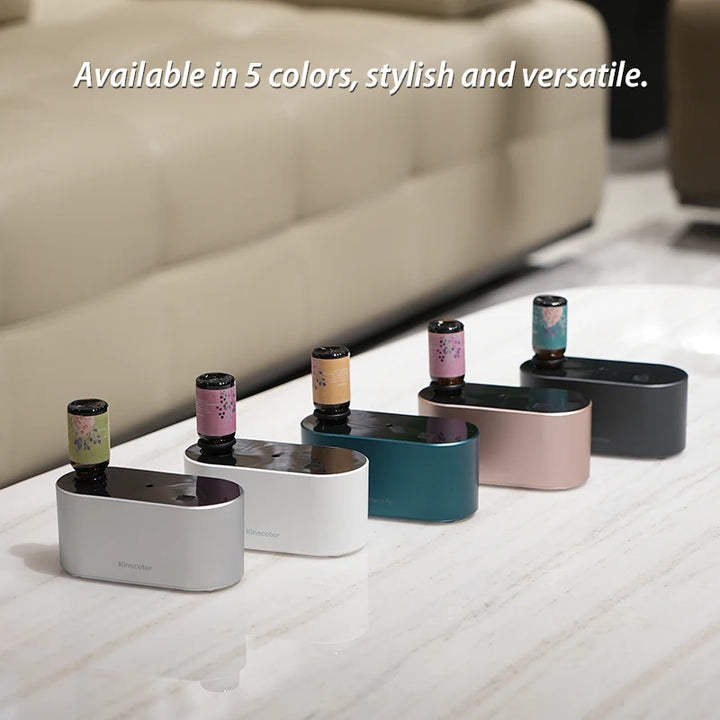 KINSCOTER Portable Waterless Aroma Diffuser with Timed Mist & 3-Speed Scent Control (2000mAh)