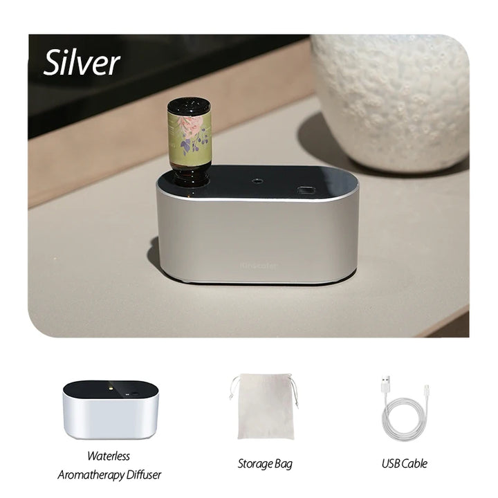 KINSCOTER Portable Waterless Aroma Diffuser with Timed Mist & 3-Speed Scent Control (2000mAh)