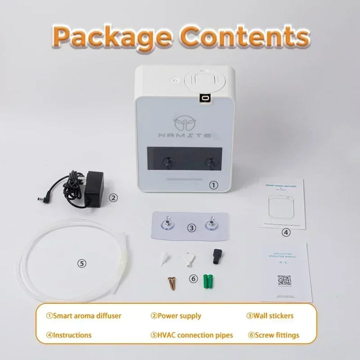 Namste 1000m³ Smart HVAC Aroma Diffuser with Bluetooth Control & 300ml Essential Oil Tank