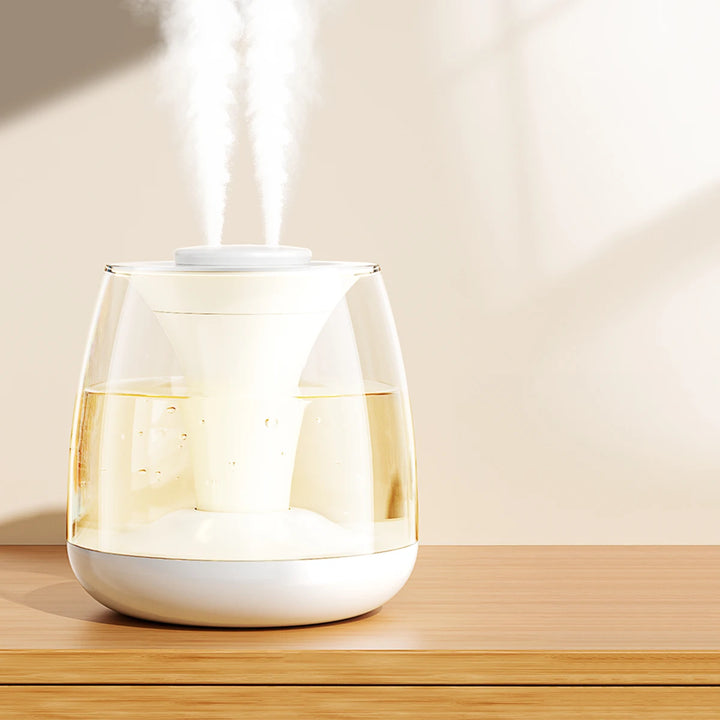 3L Large Capacity Air Humidifier & Essential Oil Diffuser with Dual Spray (USB Powered)