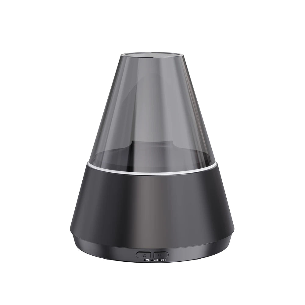 Mini USB Flame Aroma Diffuser & Air Humidifier with 7-Color Night Light (120ml)