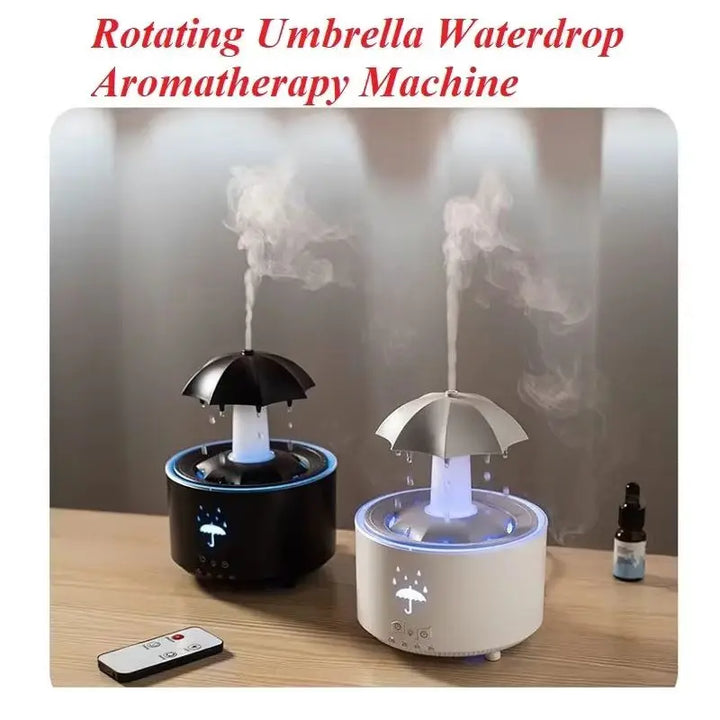 Creative Raindrop Aroma Diffuser & Air Humidifier with Colorful Light (300ml)