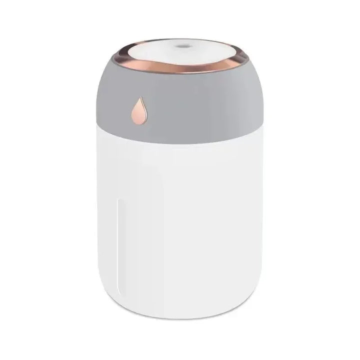 Mini USB Air Humidifier & Aroma Diffuser (330ml) – LED Cool Mist for Home, Car & Plants