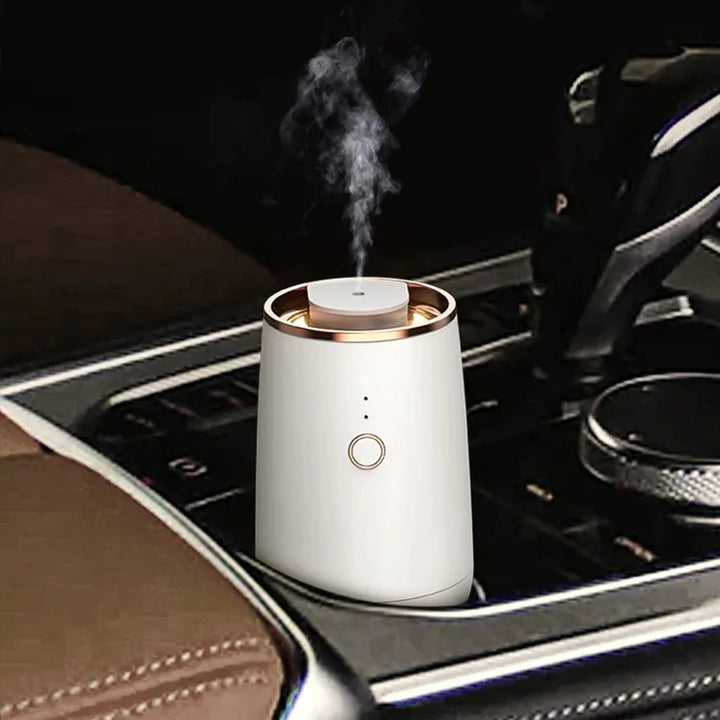 Mini Car Essential Oil Diffuser – Waterless Aroma Air Freshener