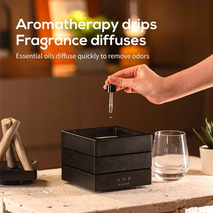 280ml Flame Aroma Diffuser with Remote & Colorful Ambient Light (USB Powered)