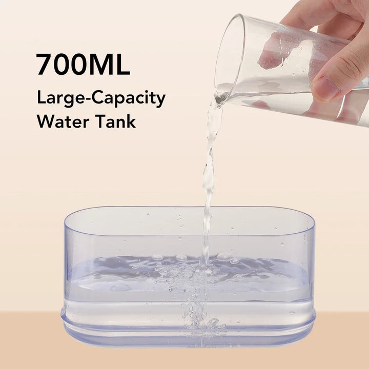 700ml Music-Sensing Aroma Diffuser & Cool Mist Humidifier with 7-Color LED Lights