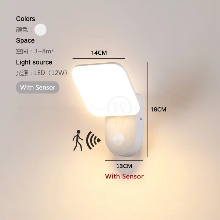 Motion Sensor LED Wall Light