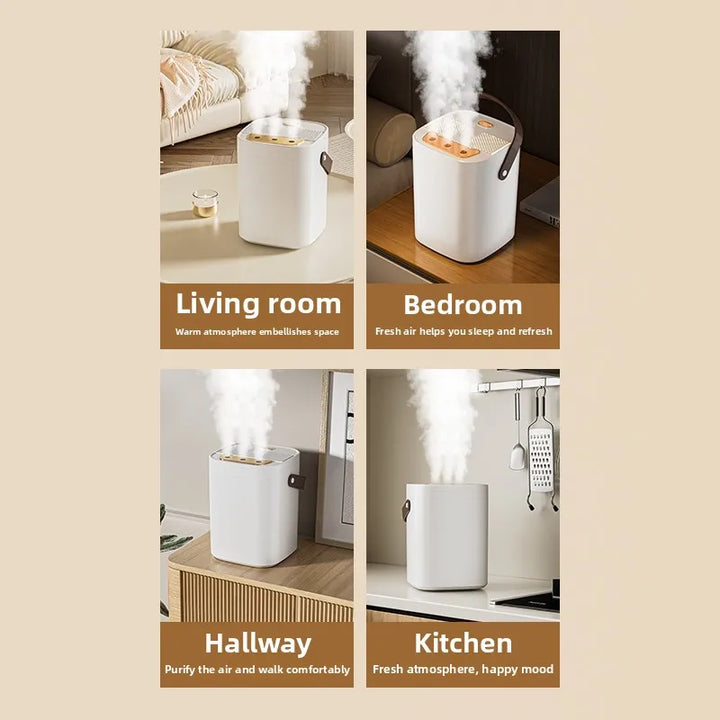 1.8L Triple Spray Night Light Humidifier & Essential Oil Diffuser (Portable Design)