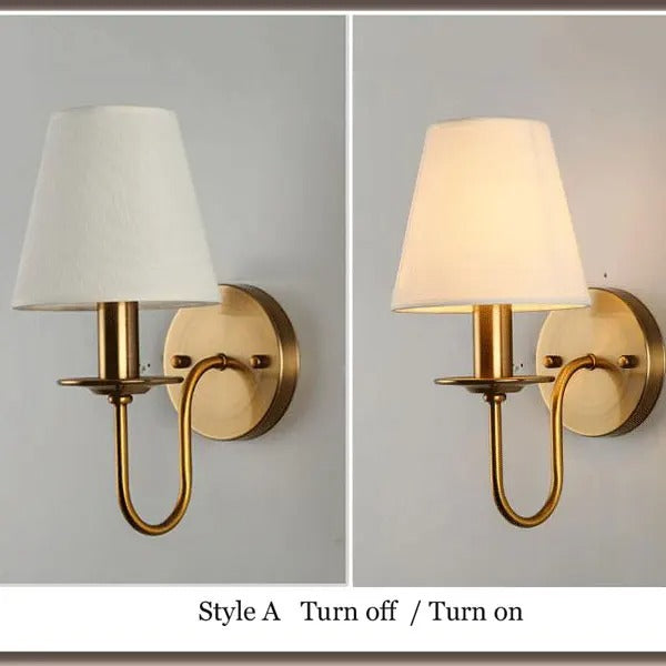 Fabric E14 Wall Lamp