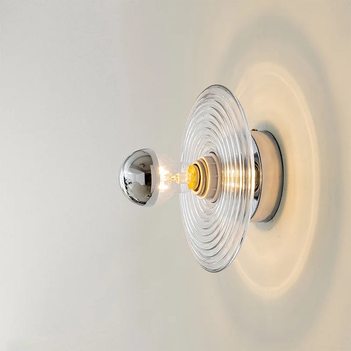 Vintage LED Glass Wall Sconce
