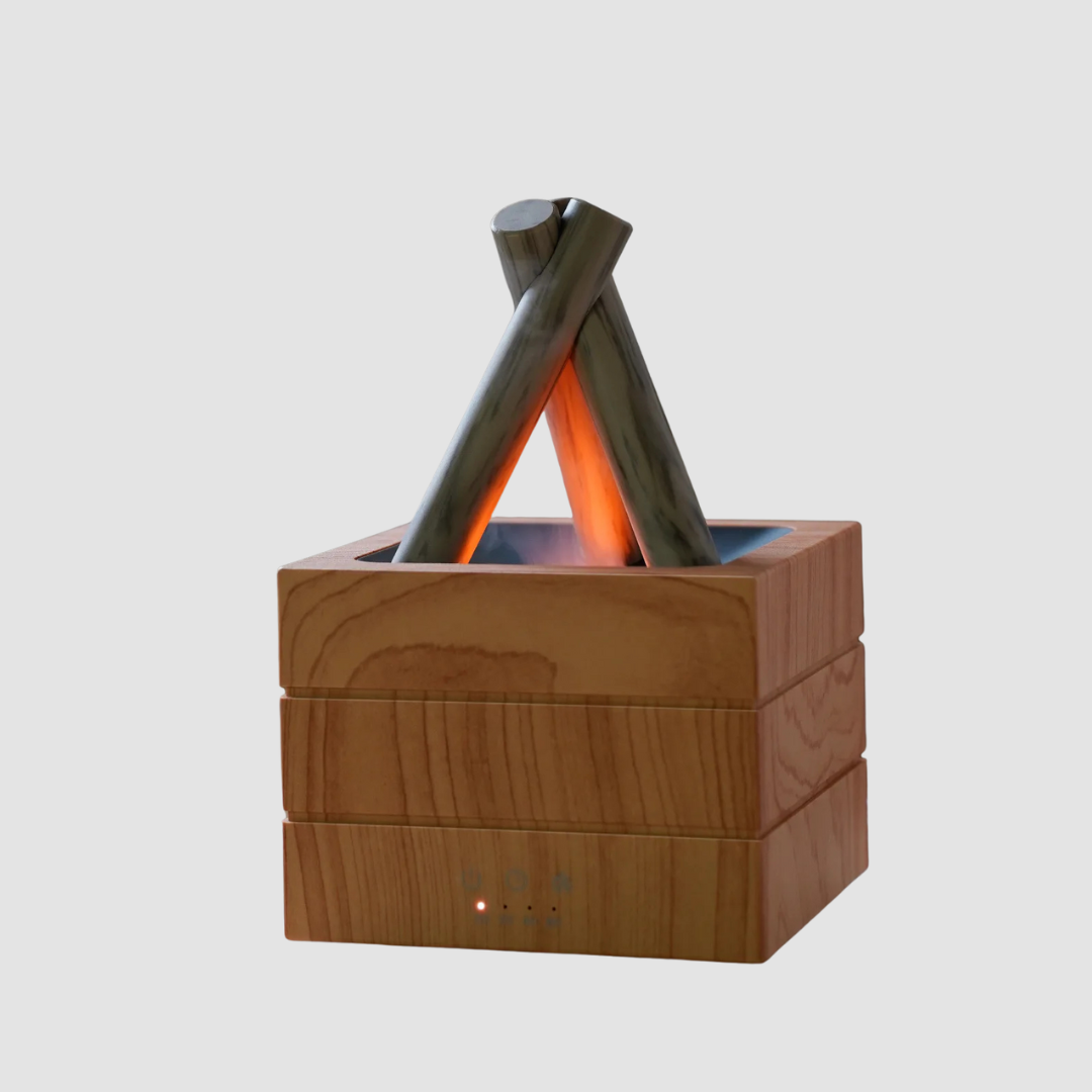 280ml Flame Aroma Diffuser with Remote & Colorful Ambient Light (USB Powered)