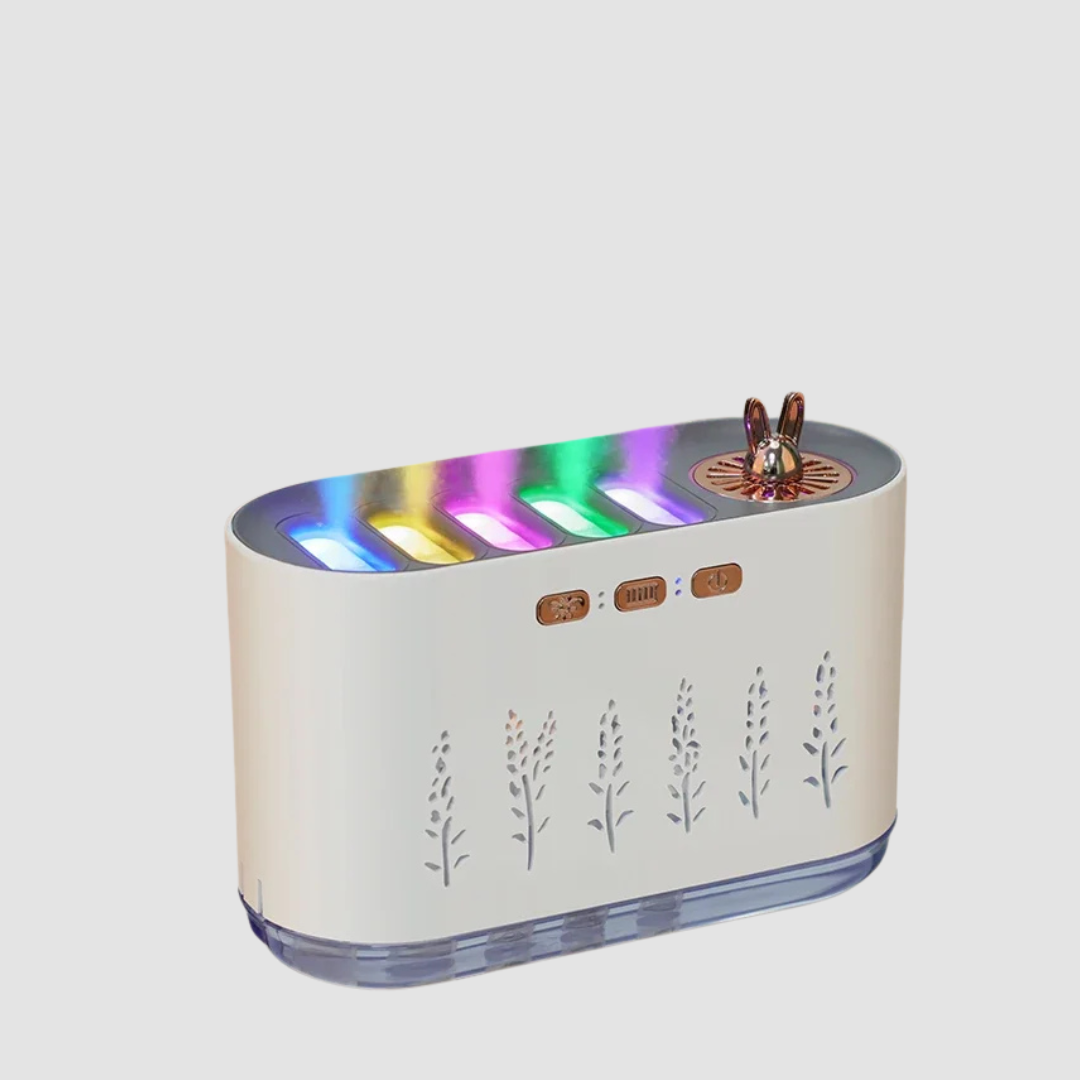 700ml Music-Sensing Aroma Diffuser & Cool Mist Humidifier with 7-Color LED Lights