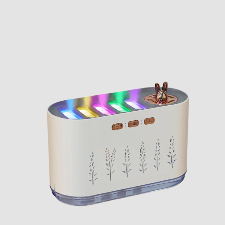 700ml Music-Sensing Aroma Diffuser & Cool Mist Humidifier with 7-Color LED Lights