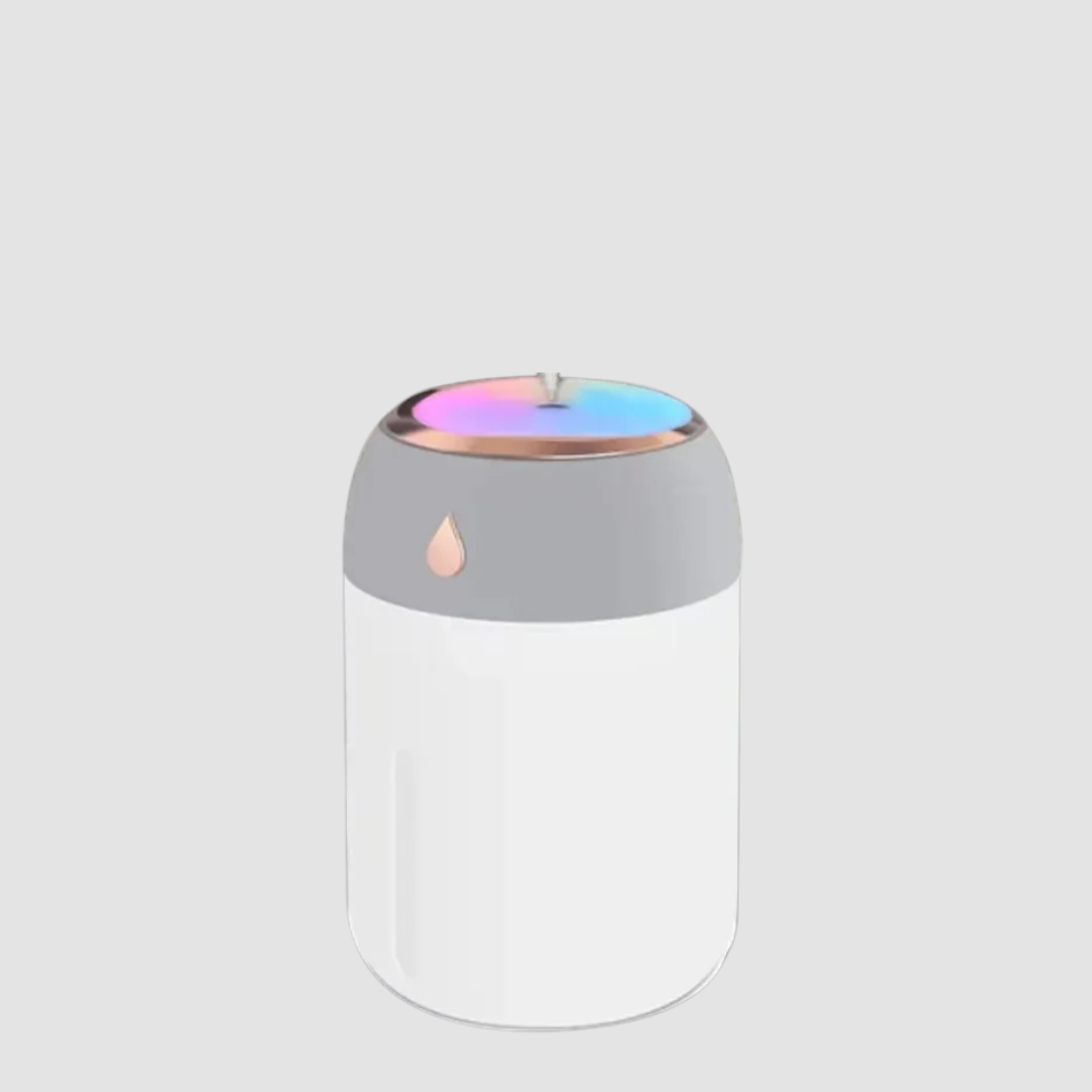 Mini USB Air Humidifier & Aroma Diffuser (330ml) – LED Cool Mist for Home, Car & Plants