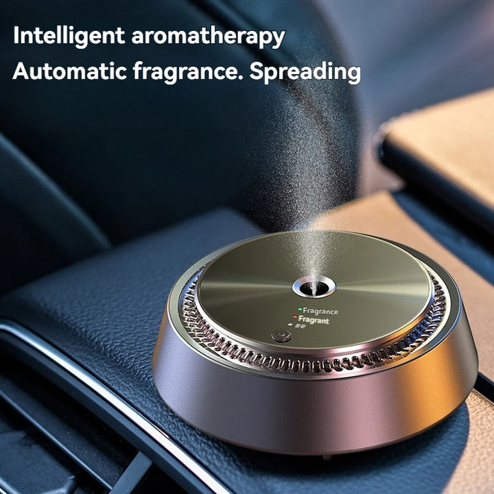 Intelligent Car Aroma Diffuser – Aluminum Alloy Spray Air Freshener (Automatic Scent Dispenser)